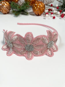 DM1- 59 Pink Flower Headband