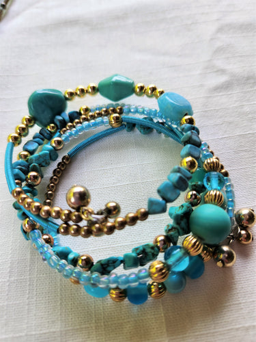 NM2-002 Bracelet Blue/ Gold
