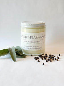 JR1-012 Peppered Pear & Sage Candle