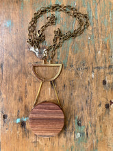 SL1-18 Geometric Wood Necklace