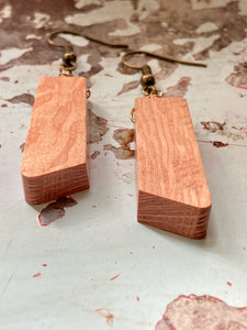 SL1-26 Medium Wood Earrings