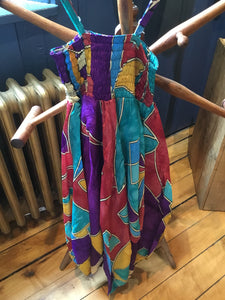 TB1-087 Tween dress. Guru sari silk