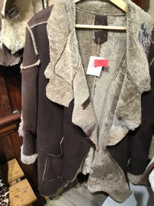 LL1-0003 Large live edge sheepskin jacket