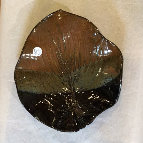 JMW- 179 Stoneware Leaf Platter