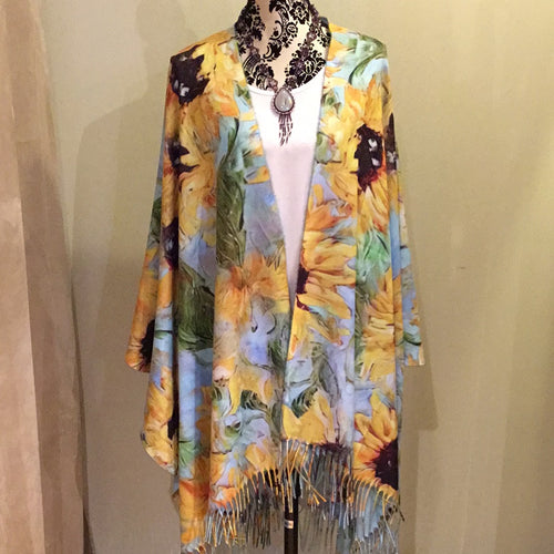 SP1-62 Kimono- Sunflowers