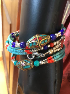 TB1-070 Tibetan beeded bracelets