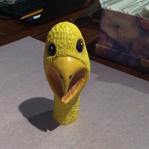 BJ1-021 Comical Yellow Bird Head