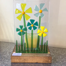 LD2-001 Fused Glass w Candle Holder